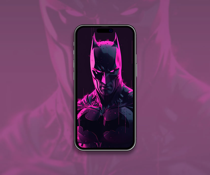 DC Batman Black & Pink Wallpaper Batman Aesthetic Wallpaper fo