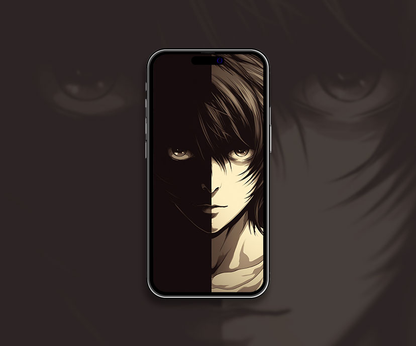 Death Note Lawliet Art Wallpaper Death Note Wallpaper for iPho
