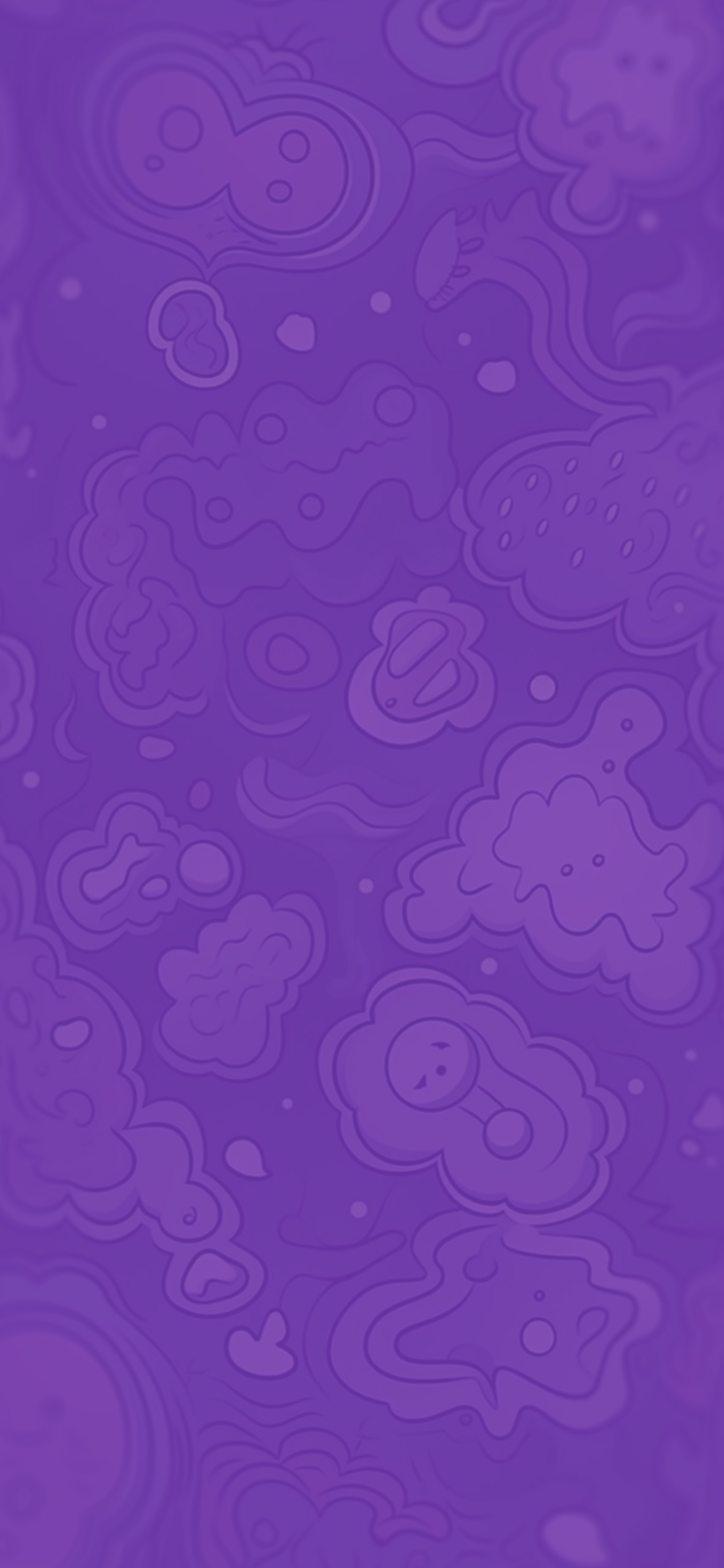 doodle purple background