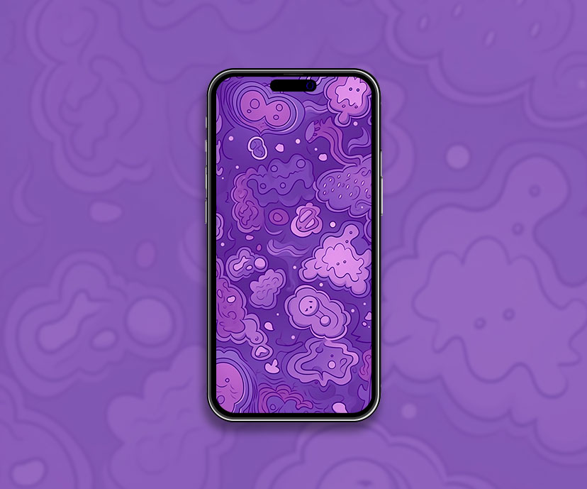 doodle purple wallpaper s collection