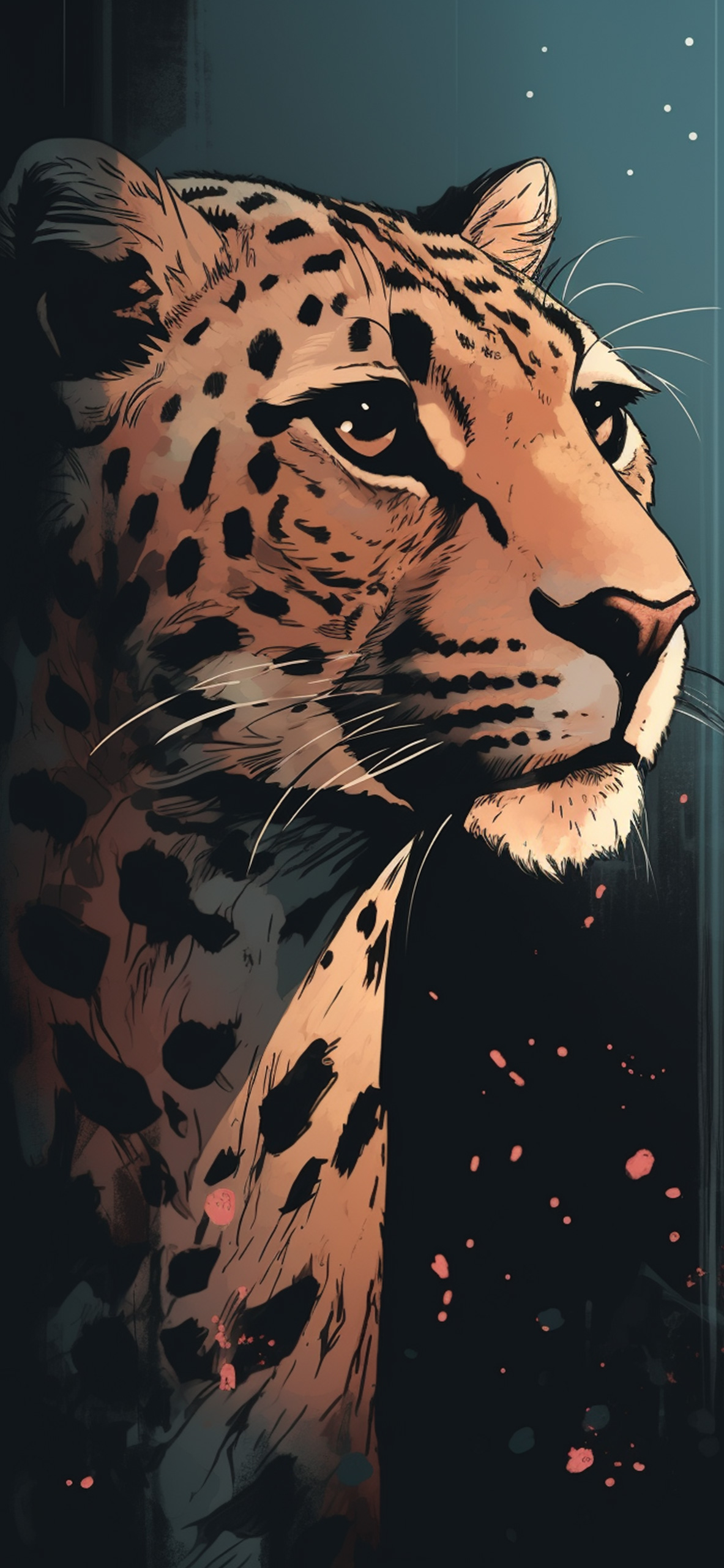 Leopard Dark Art Wallpaper Leopard Wallpaper for iPhone