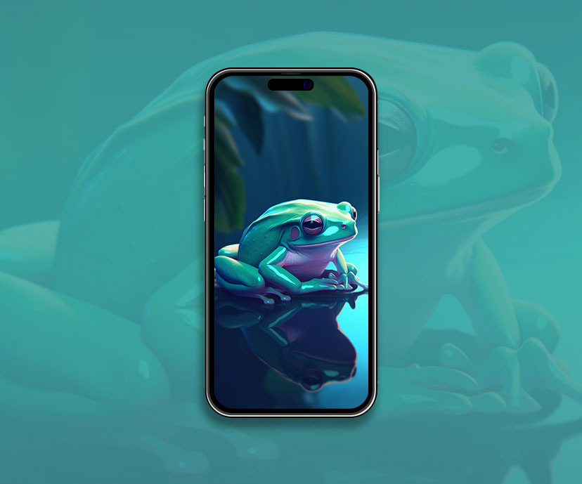 green toad blue wallpapers collection