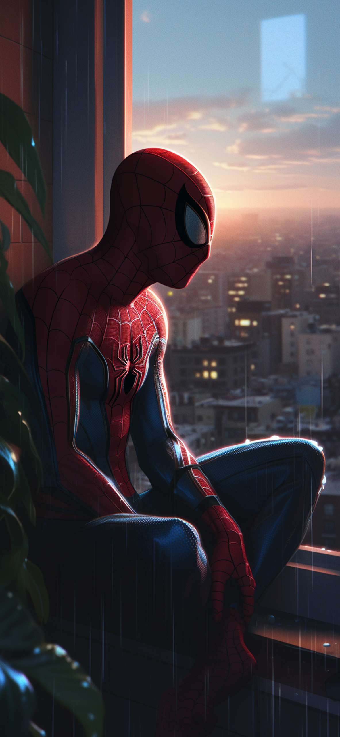 Marvel Spider Man Looks at the City Wallpaper Marvel Spider Ma