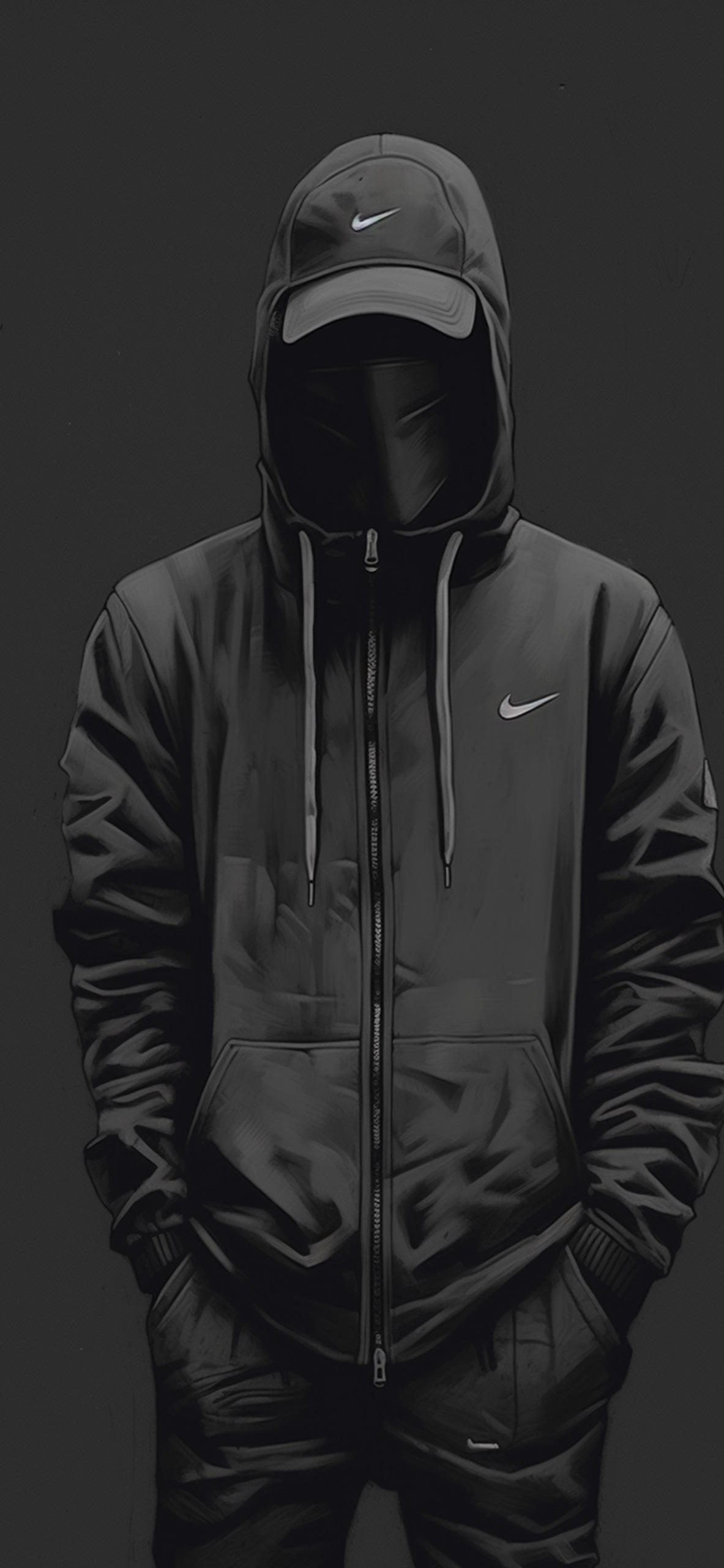 Nike Streetwear Look Grey Wallpaper Nike Black Wallpaper for i