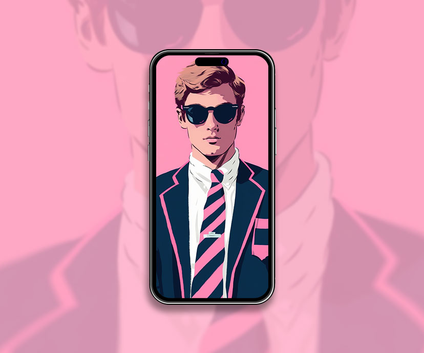 preppy boy pink wallpapers collection