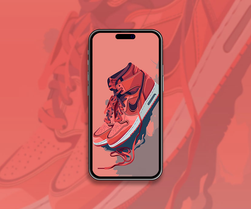 Rouge Nike Air Jordan Retro 1 Fond d’écran Nike Air Jordan Fond d’écran