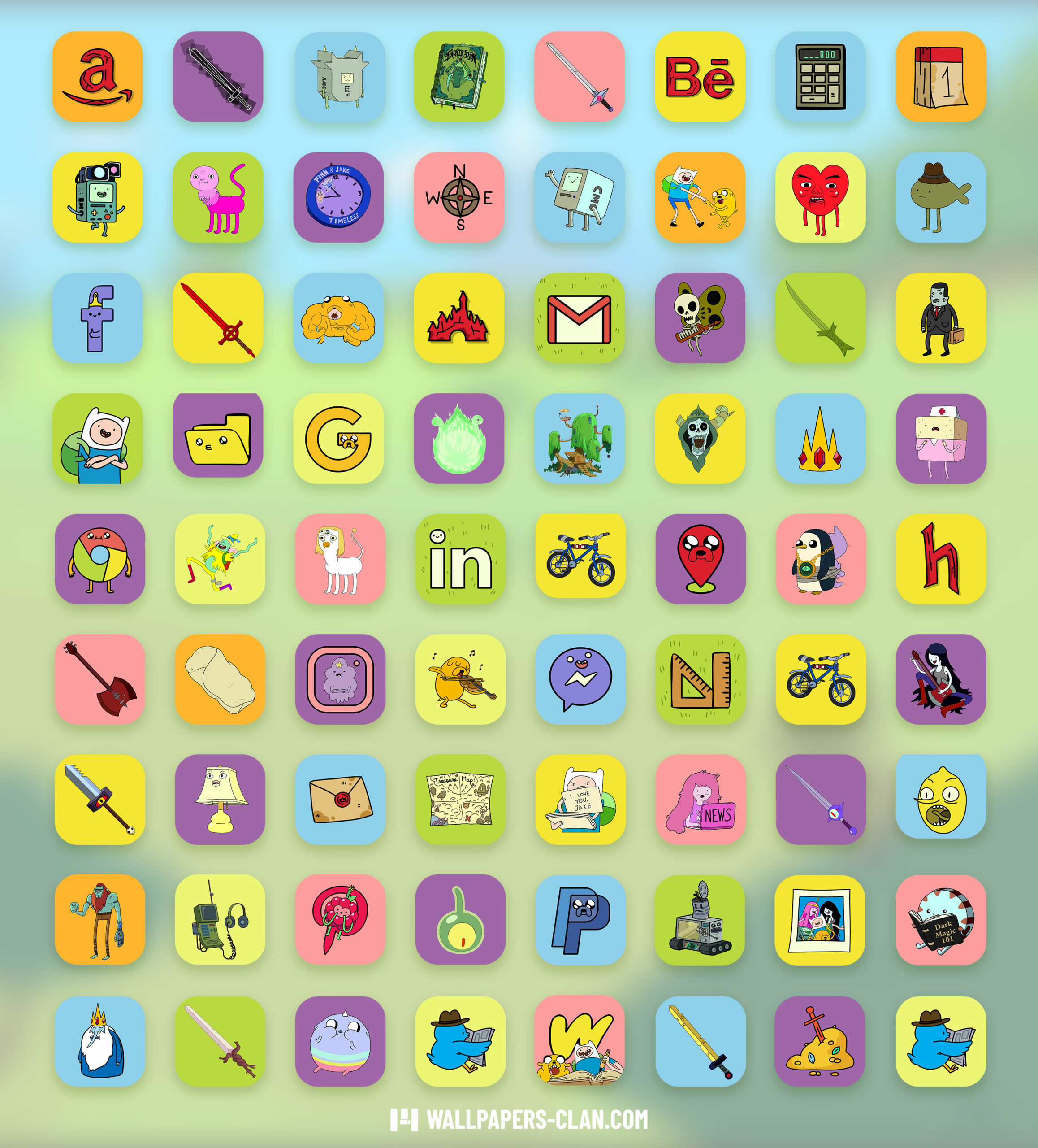 Adventure Time App Icons iOS & Android Free App Icons for iPho