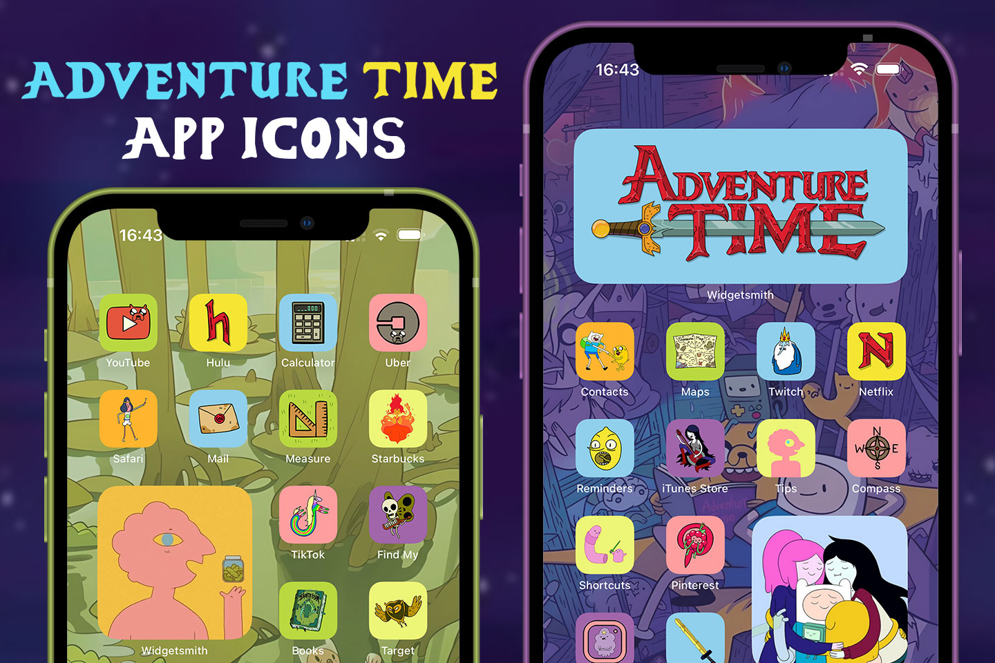 Icônes d'application Adventure Time iOS & Android Icônes d'application gratuites pour iPho
