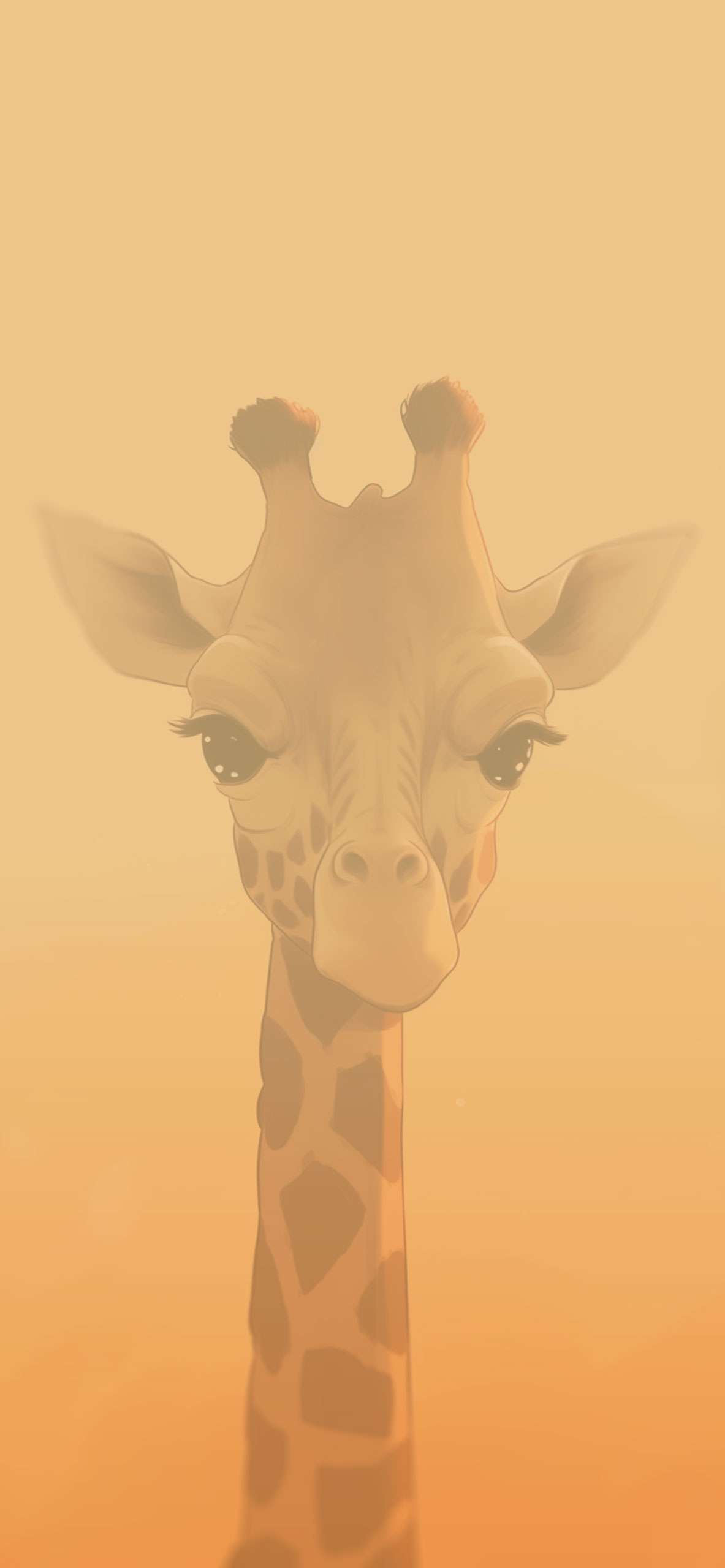 Angry Giraffe Yellow Wallpaper Giraffe Wallpaper for iPhone