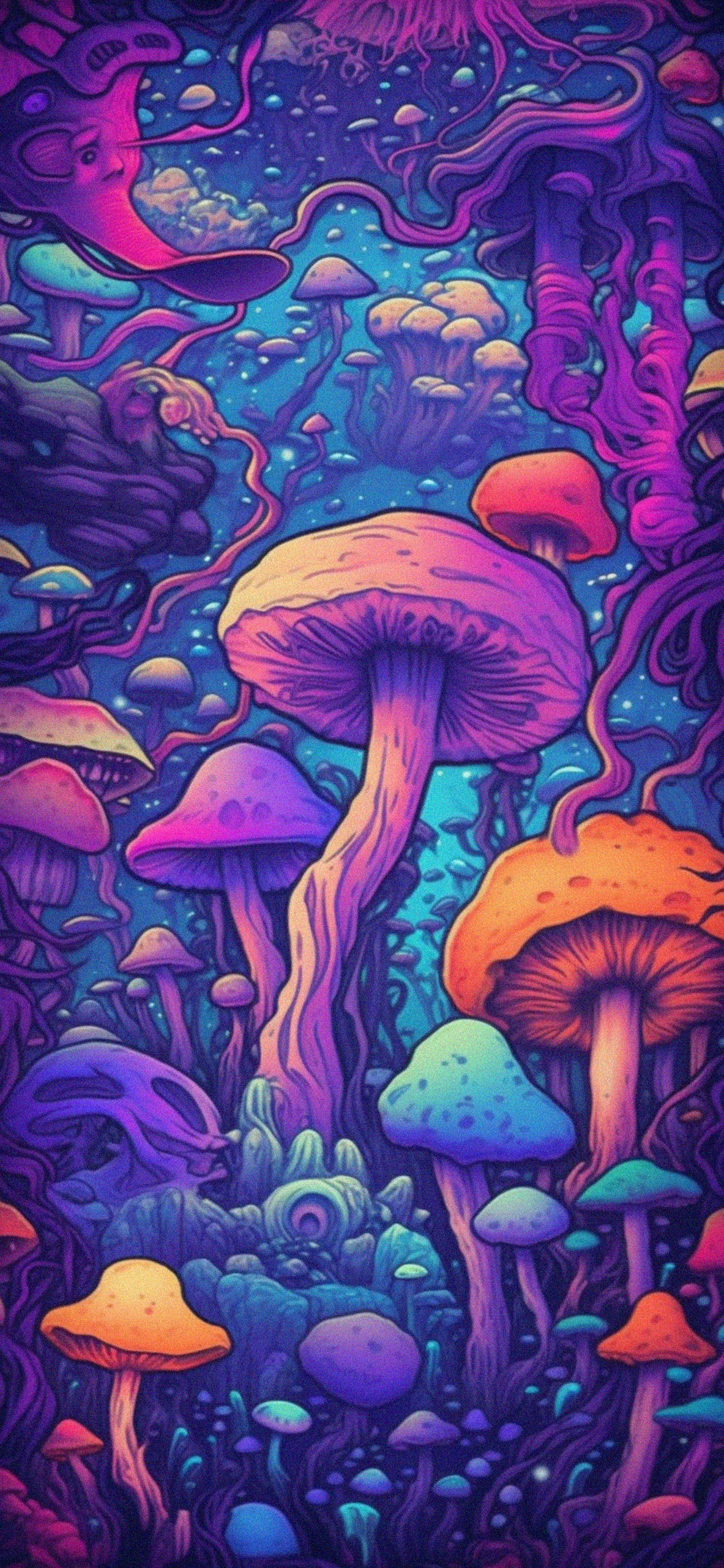 HD trippy mushrooms wallpapers | Peakpx