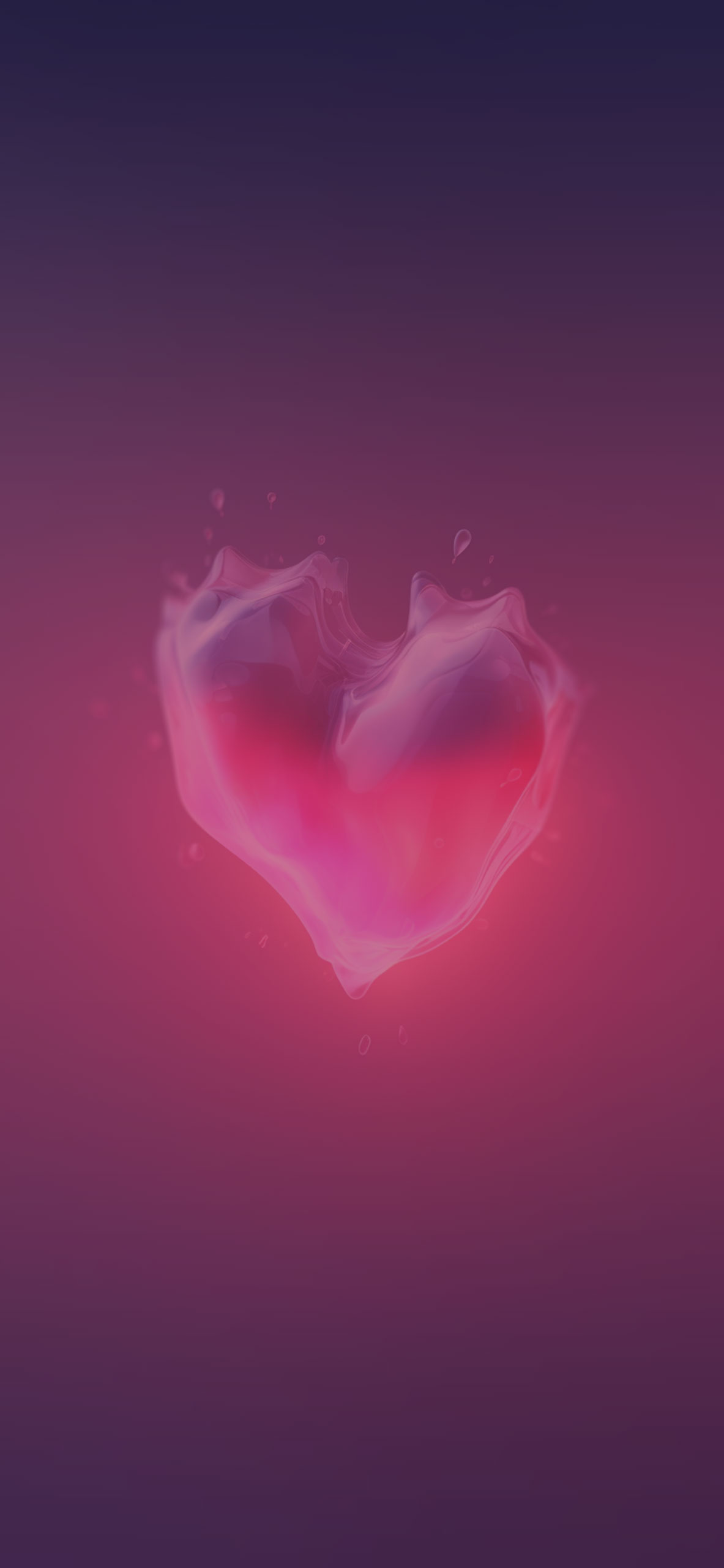 Crystal Heart Purple Wallpaper Heart Wallpaper for iPhone