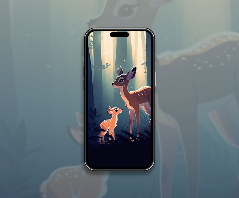 Disney Bambi Art Wallpaper Bambi Fond d’écran pour iPhone