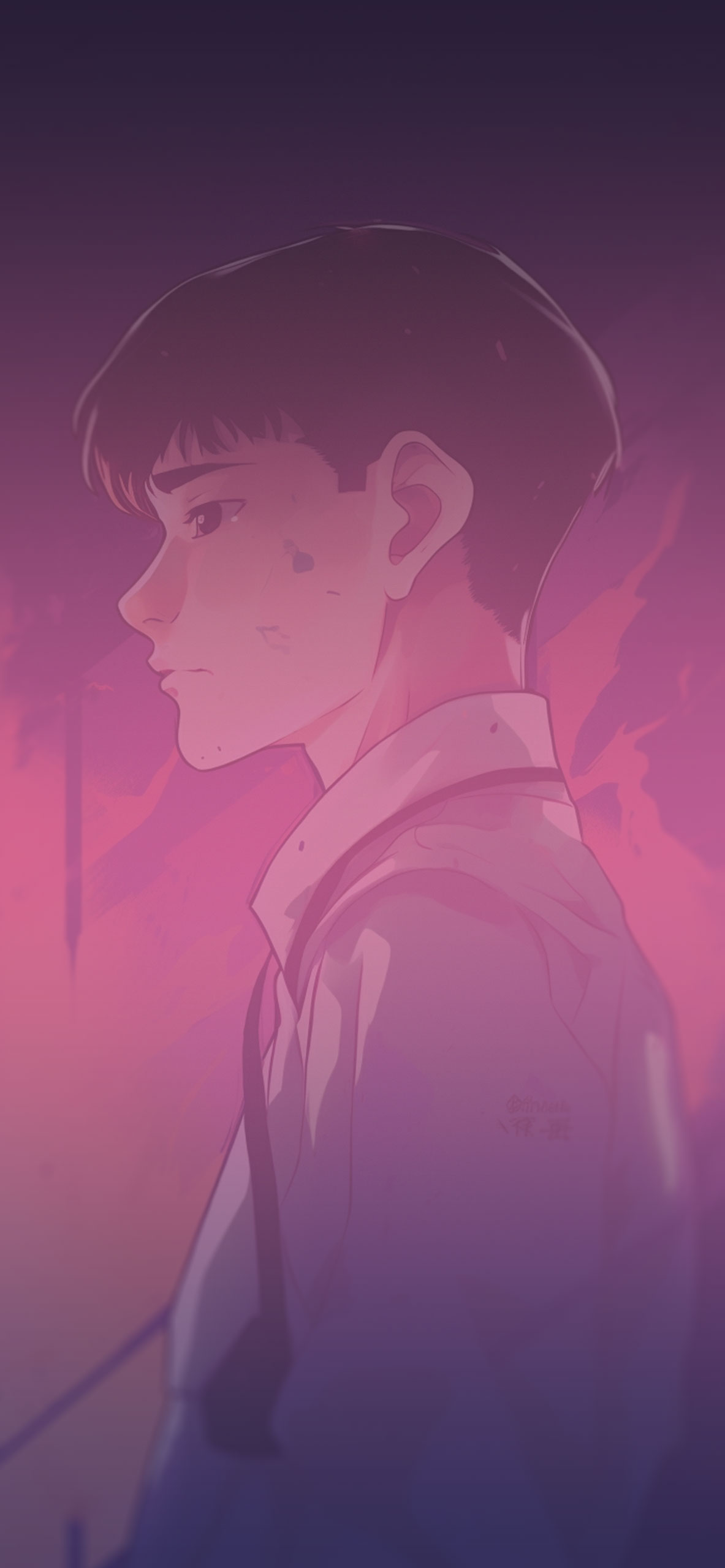 Evangelion Shinji Ikari Purple Wallpaper Shinji Wallpaper for