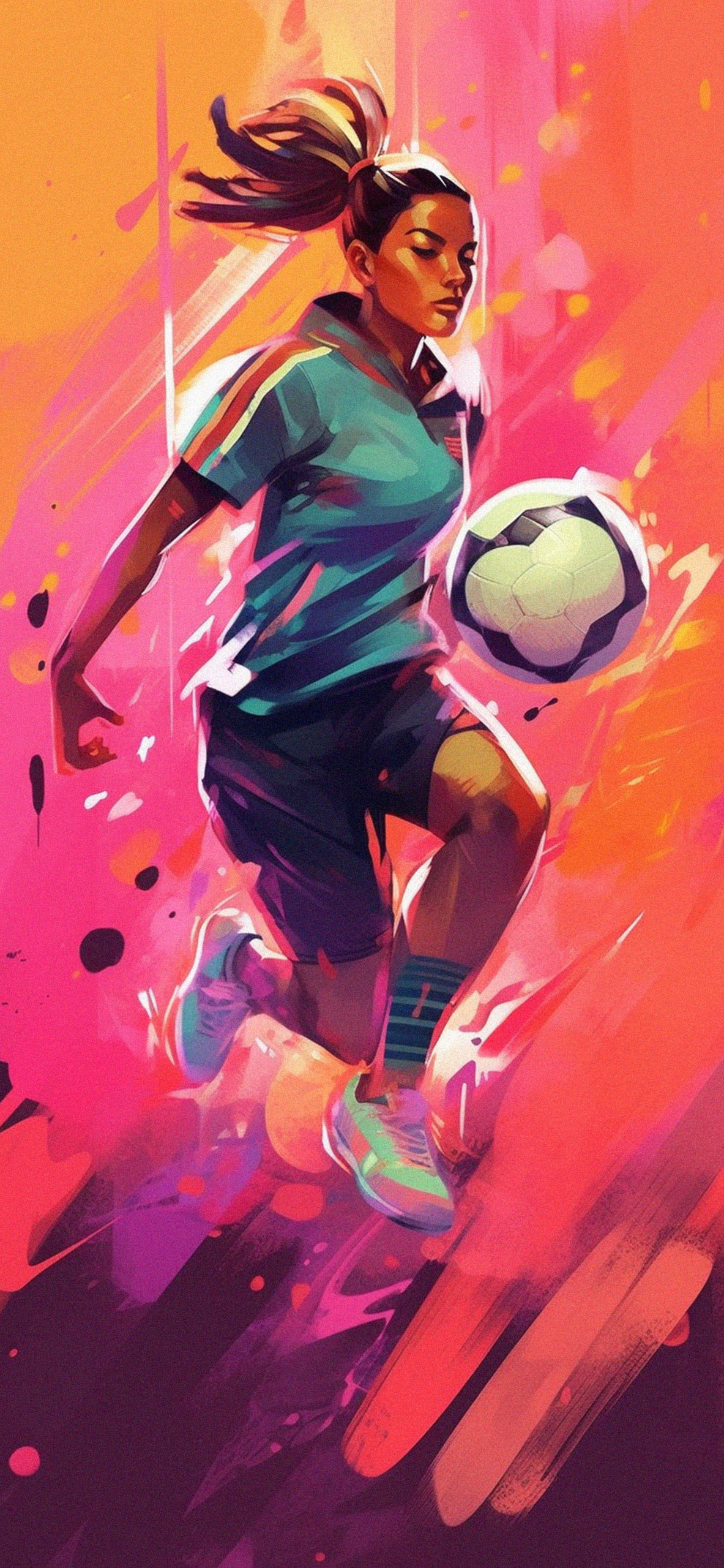 soccer artwork