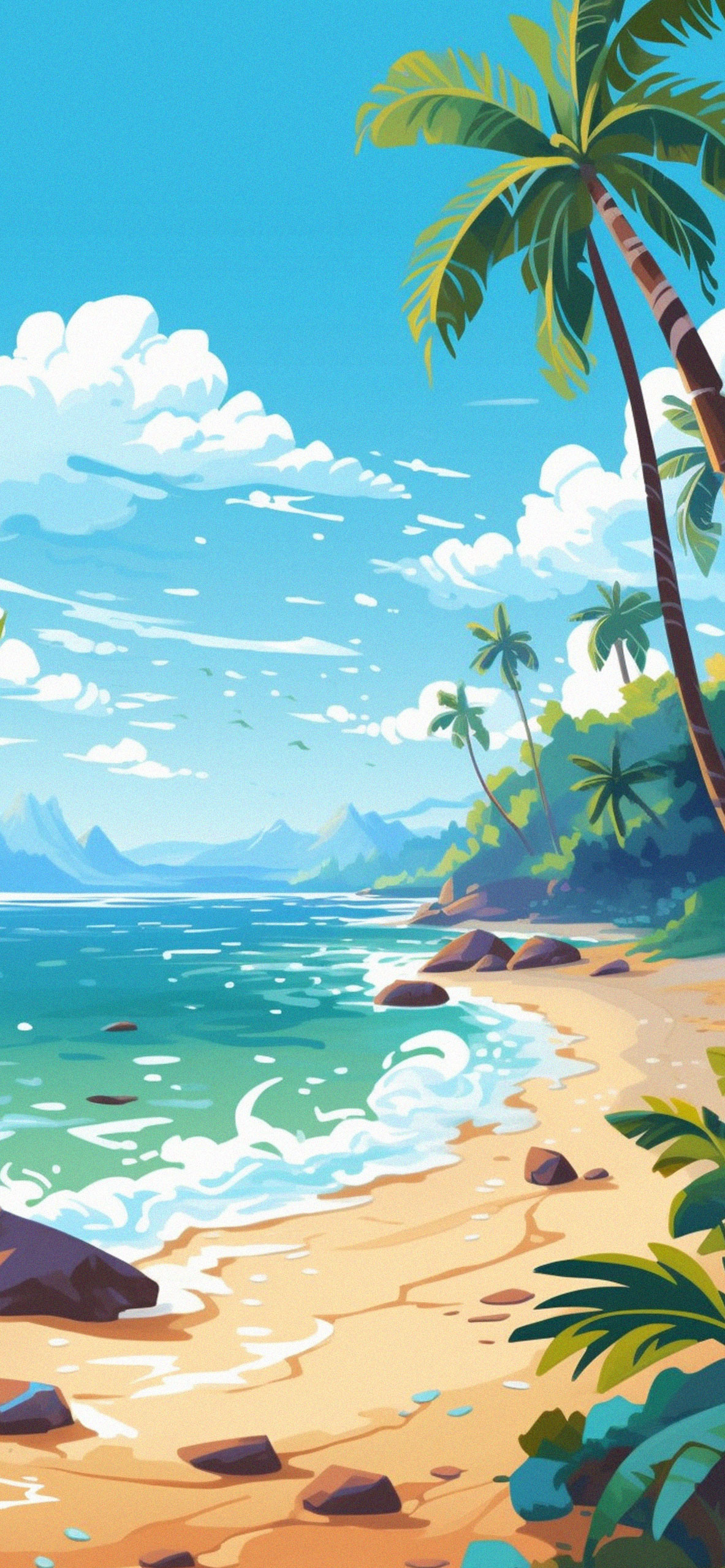 Hawaii Beach Summer Art Wallpapers Hawaii Beach Wallpaper for