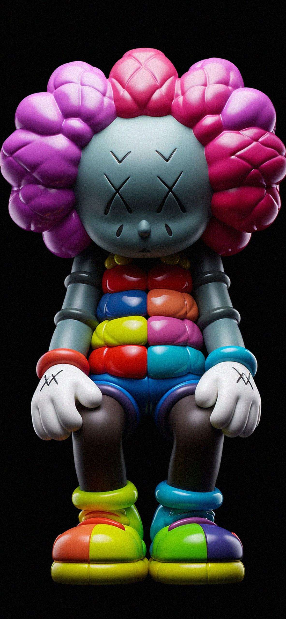 Download Have the coolest phone in town with the Kaws iPhone Wallpaper   Wallpaperscom