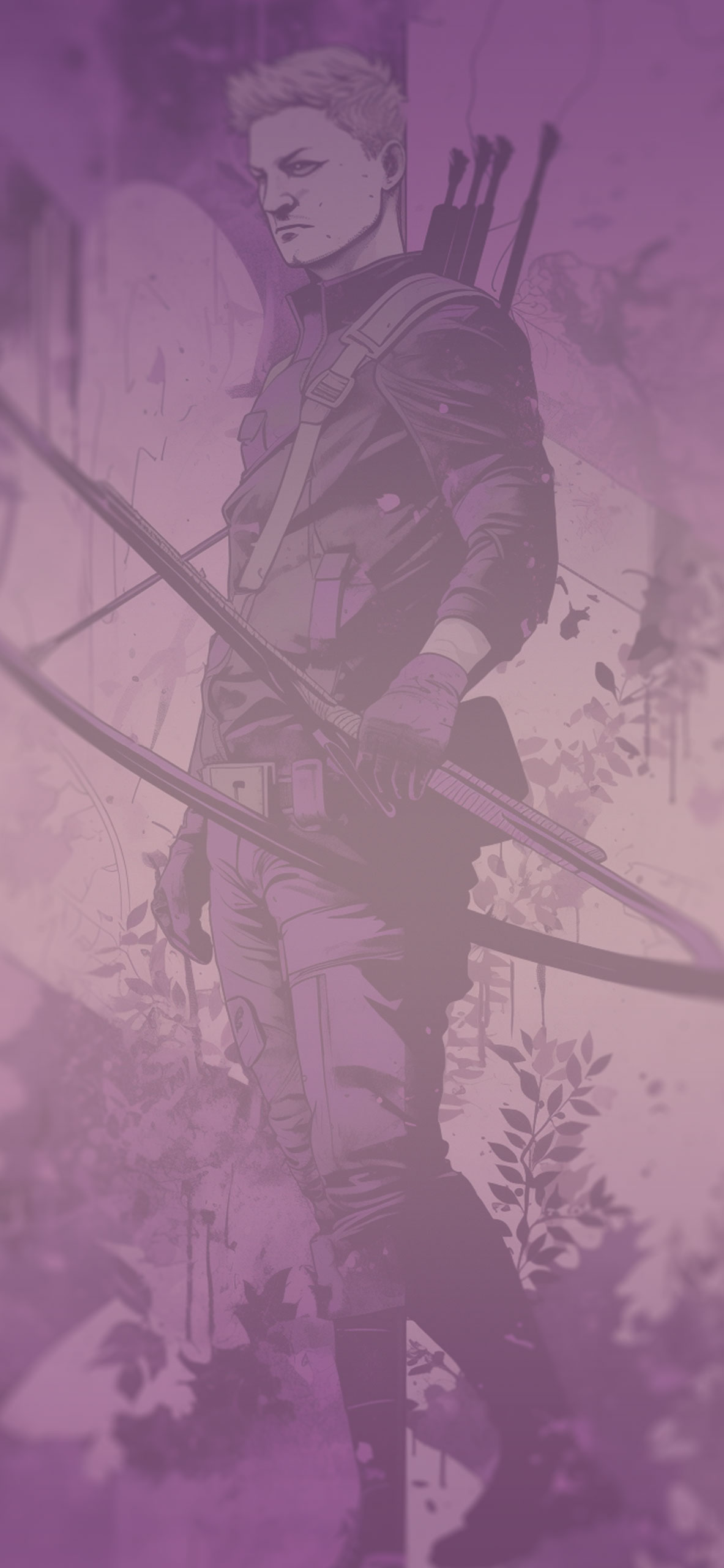 Marvel Hawkeye Purple Wallpaper Hawkeye Wallpaper for iPhone
