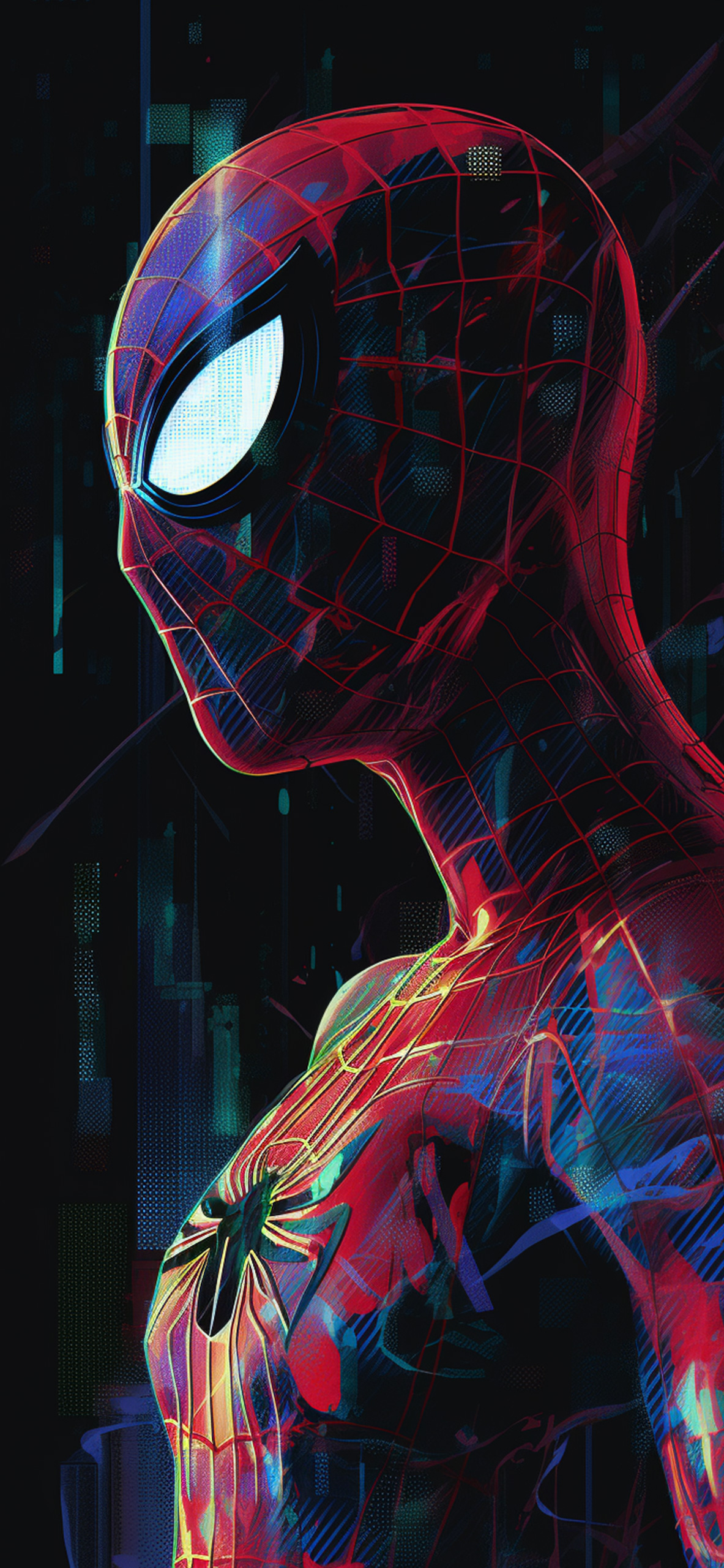 Marvel Spider Man Colorful Art Wallpaper Spider Man Wallpaper