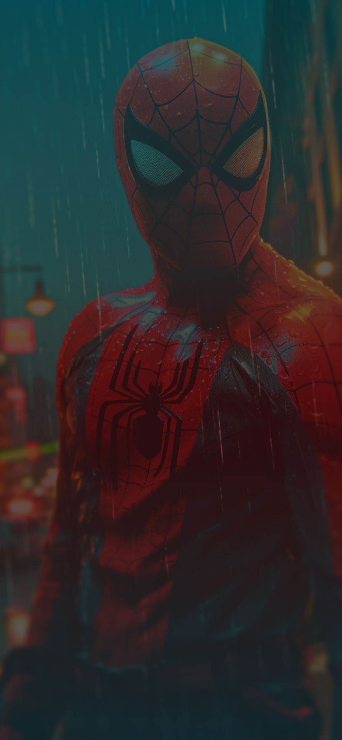 Marvel Spider Man in the Rain Wallpaper Marvel Spider Man Wall
