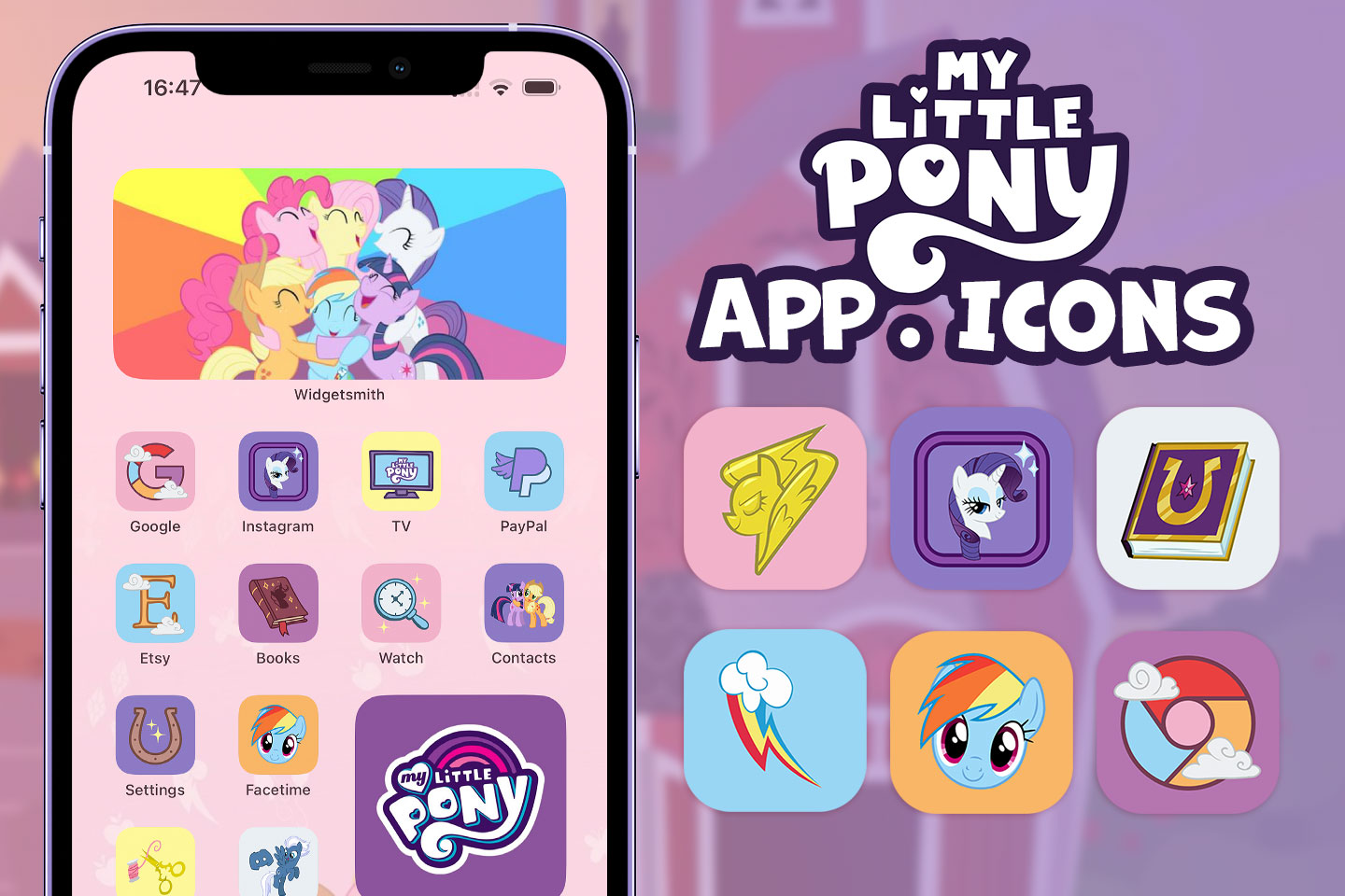 My Little Pony App Icônes iOS & Android Icônes d'application gratuites pour iPho