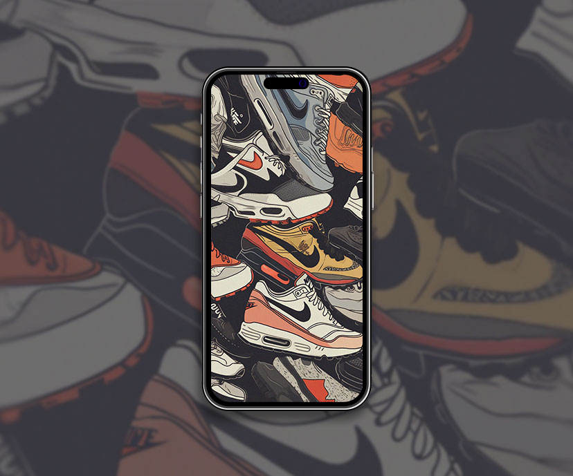 Nike Shoes Pattern Wallpaper Nike Shoes Wallpaper for iPhone
