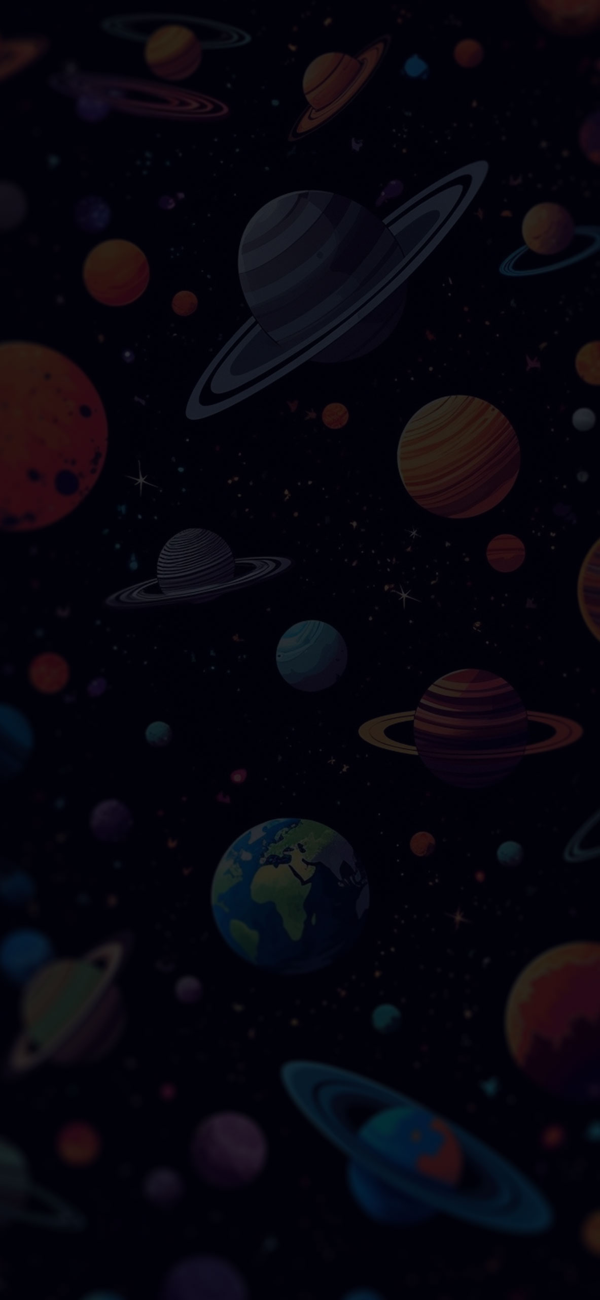 moving planets screensaver
