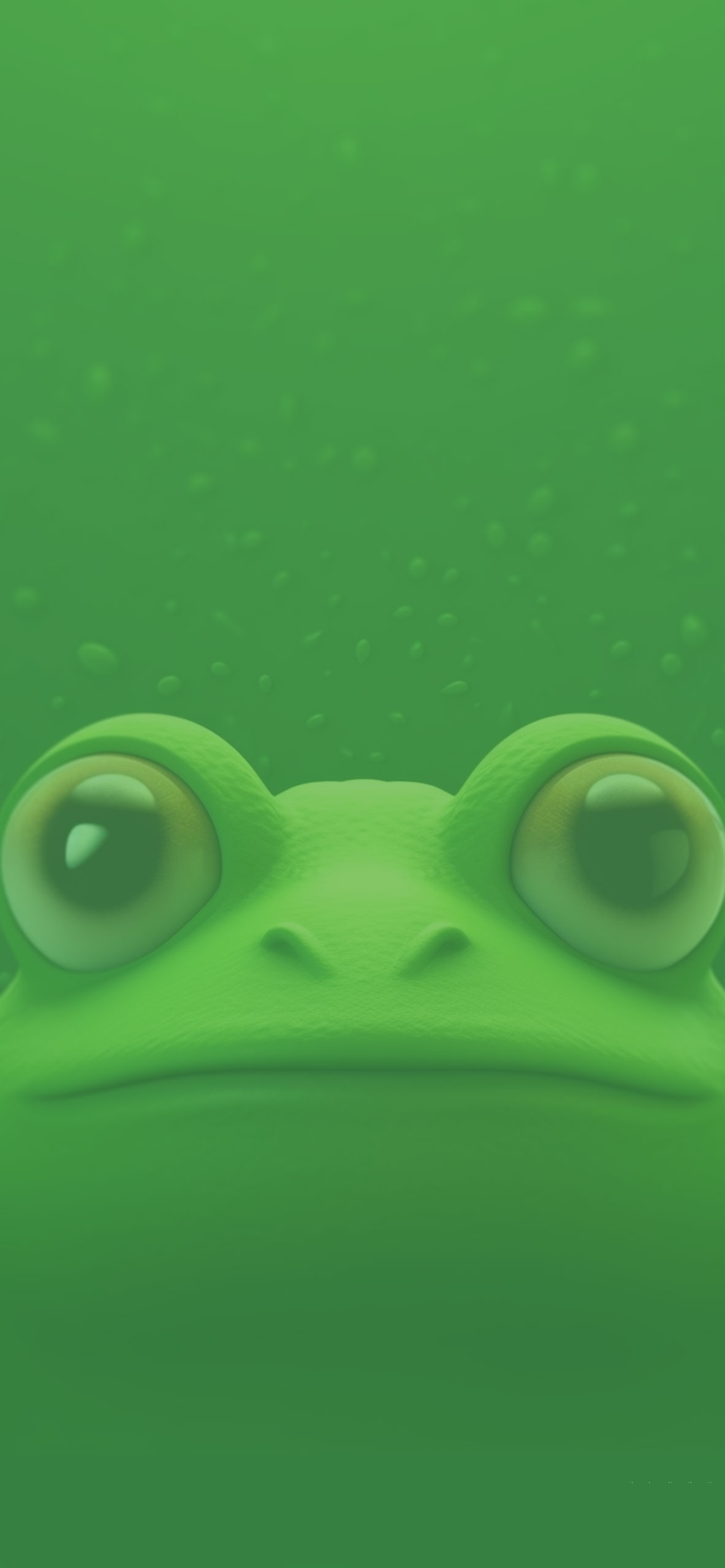 3D Frog Green Wallpapers Cute Frog Wallpaper for iPhone