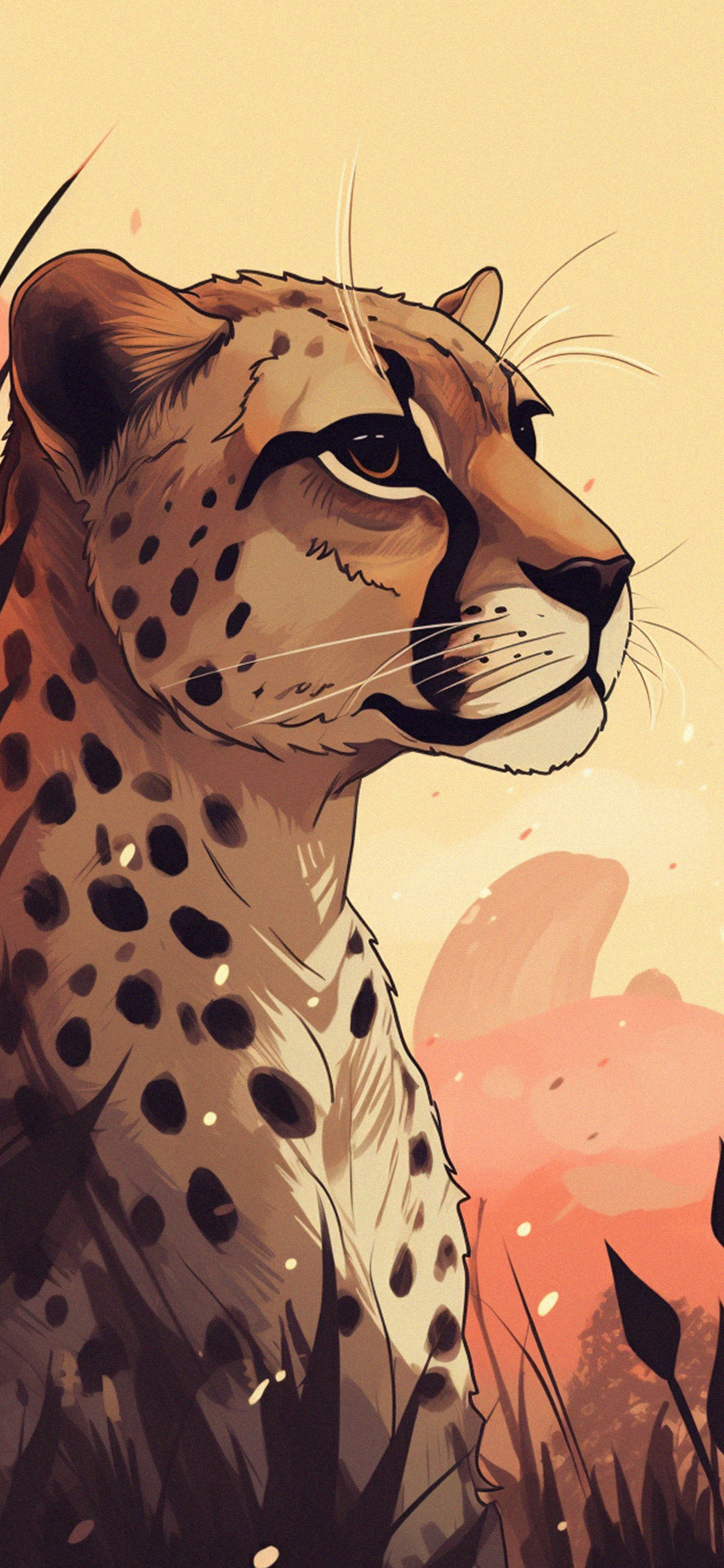 Aesthetic Cheetah Beige Wallpaper Leopard Wallpaper for iPhone