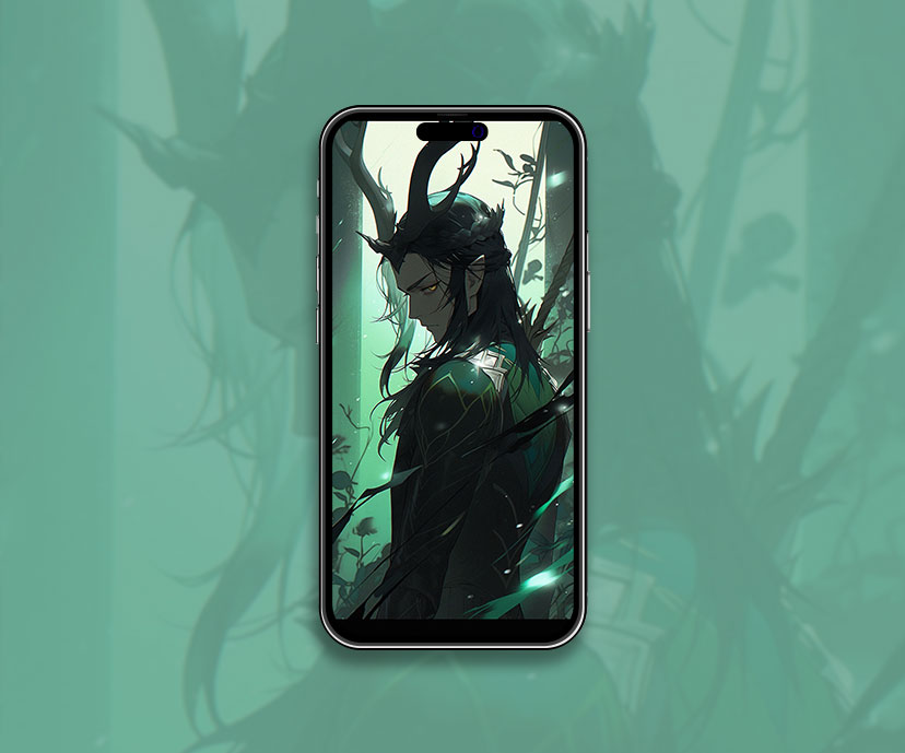 Anime style loki art fond d’écran Loki vert art fond d’écran HD