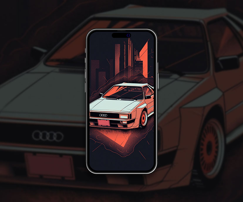 Fond d’écran Audi Quattro Art Fond d’écran Audi Quattro pour iPhone