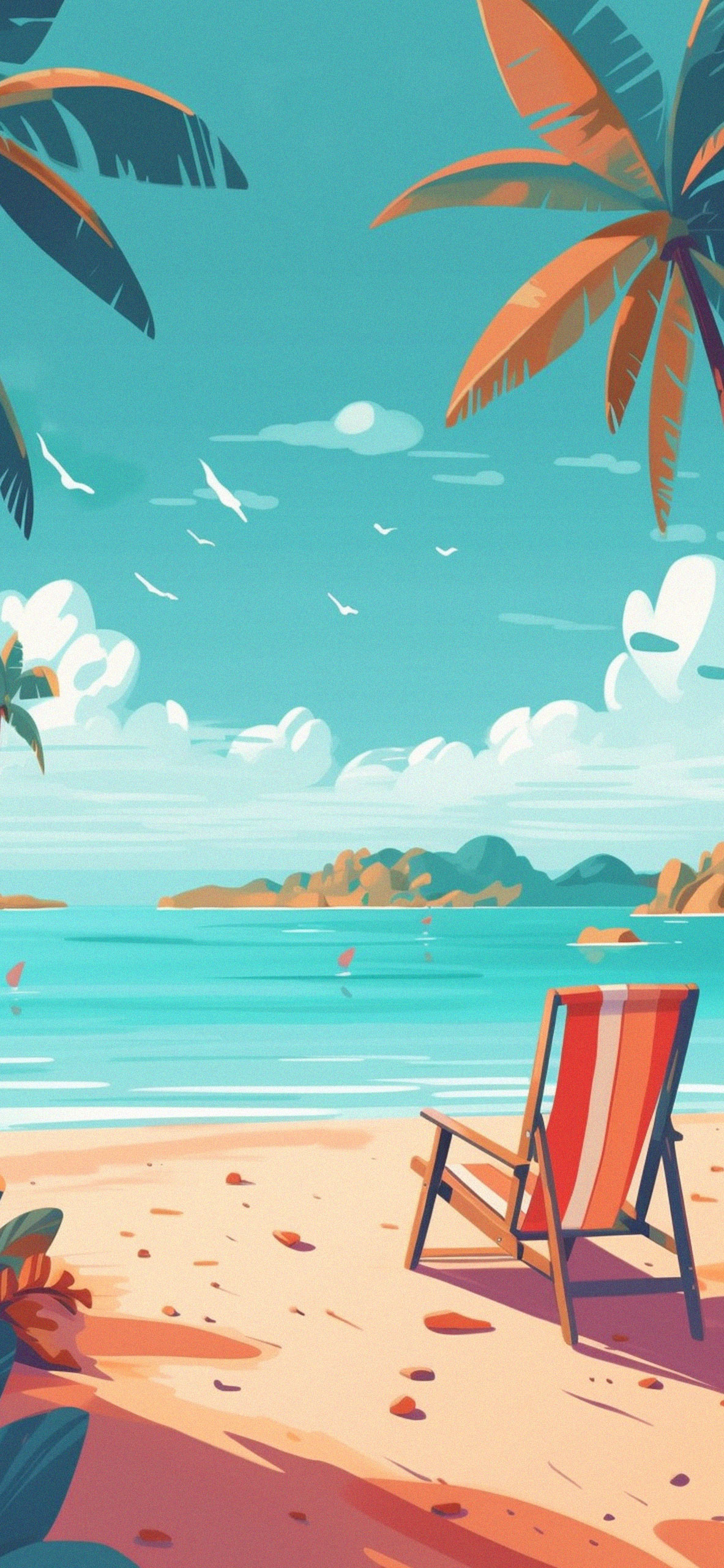 Best Summer Beach Wallpapers - Preppy Beach Wallpaper iPhone