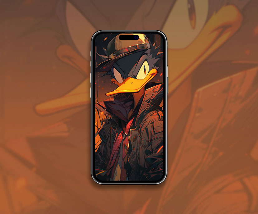 Brutal Daffy Duck Art Wallpaper Daffy Duck Fond d’écran pour iPhon
