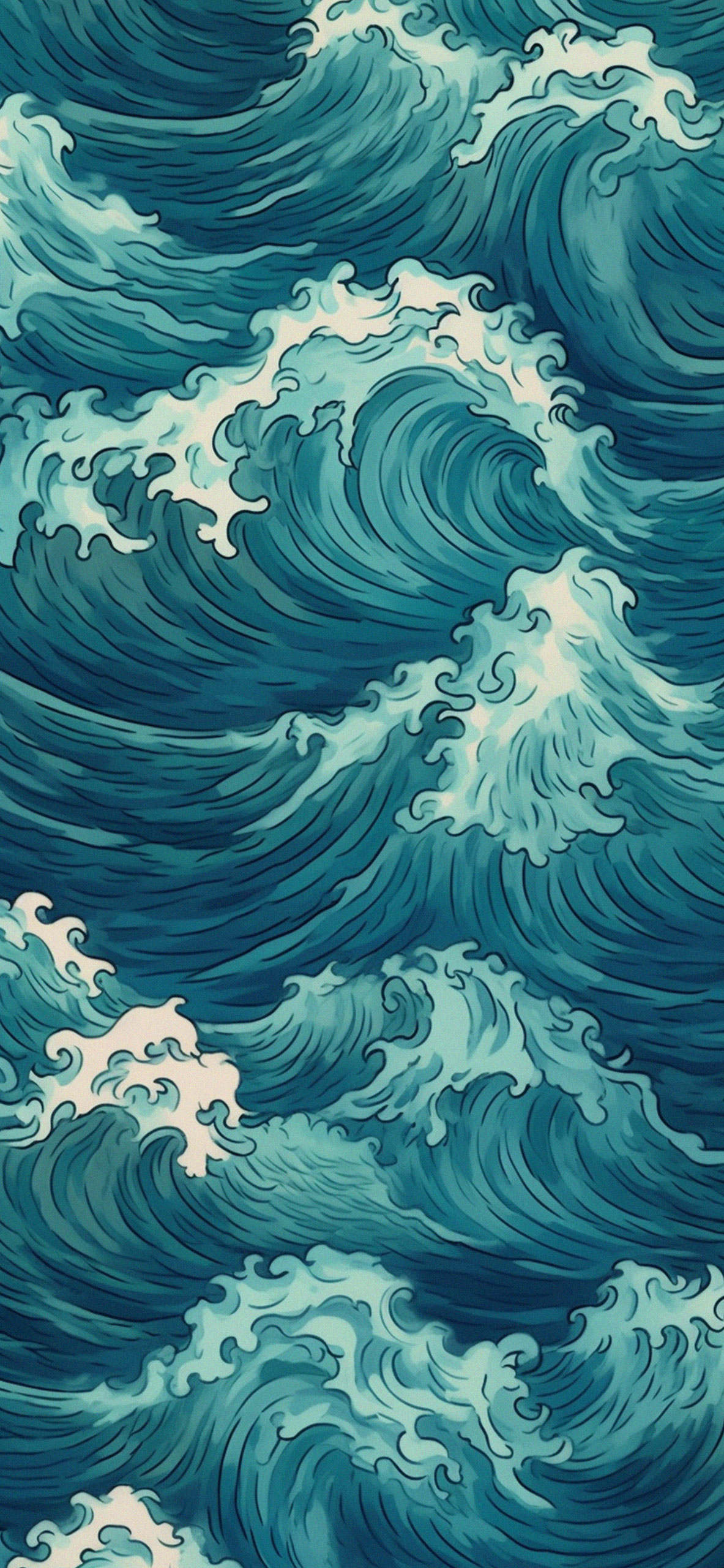 Cool water aesthetic wallpaper Waves texture art wallpaper