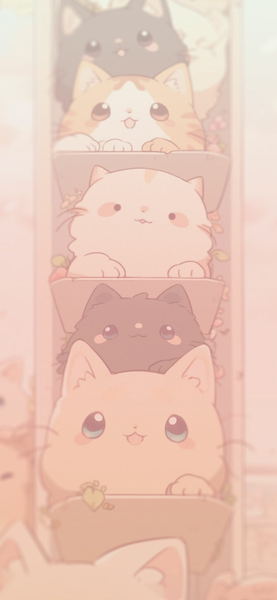 Cute Anime Cats Wallpapers - Cute Cats Wallpapers for iPhone 4k