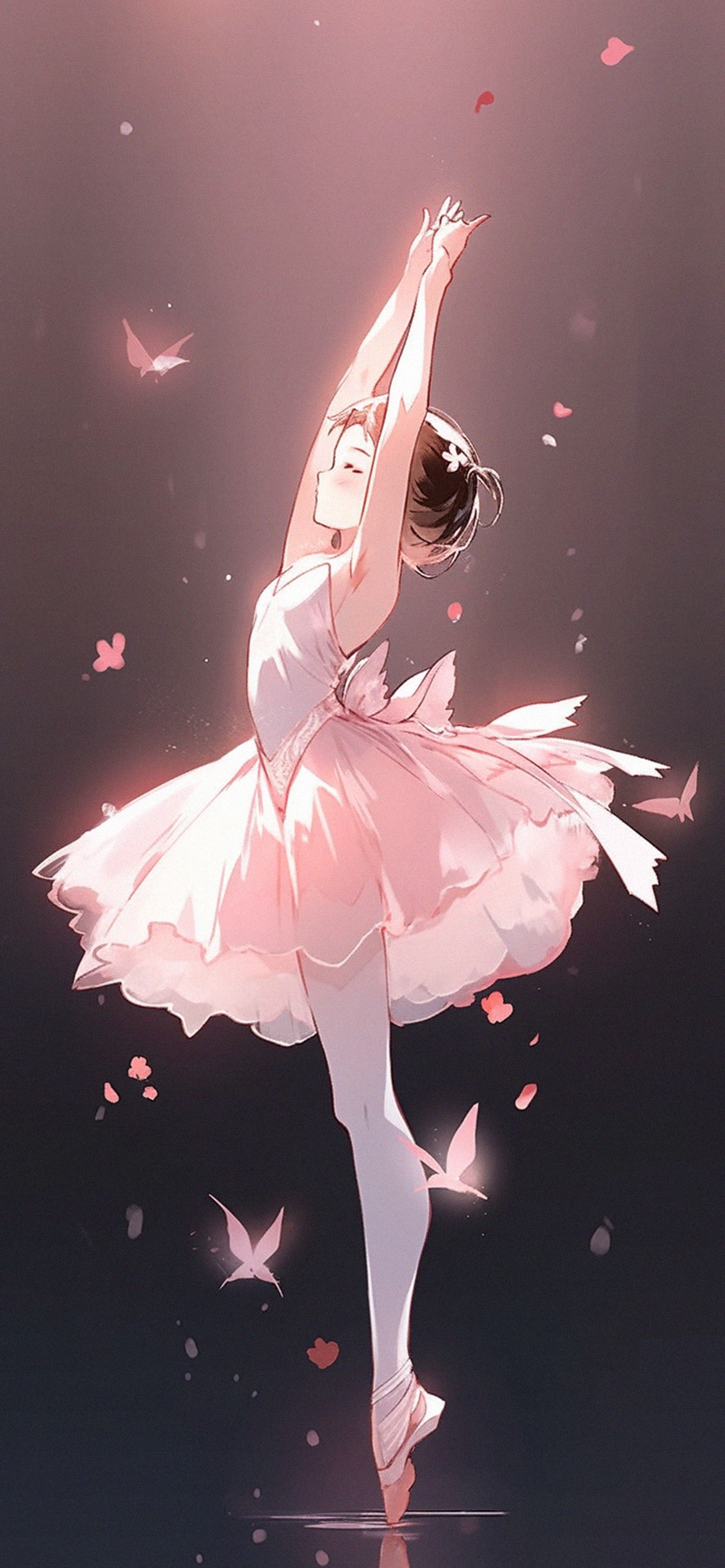 Cute Ballerina Girl Anime Wallpapers - Cute Anime Girl Wallpaper 4k