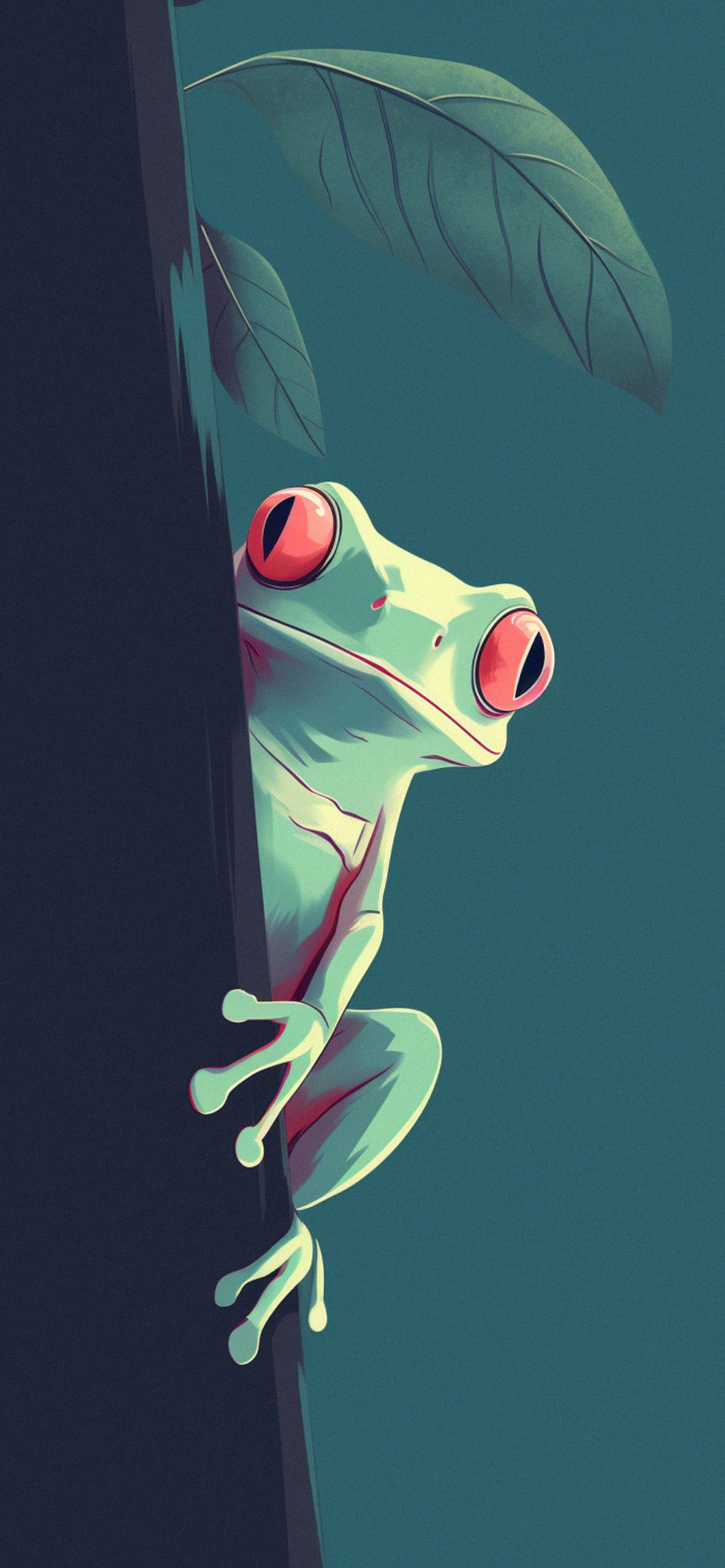 Frog art wallpaper