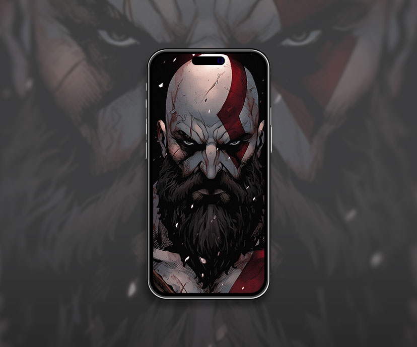 God of War Brutal Kratos Fond d’écran God of War Fond d’écran pour iP