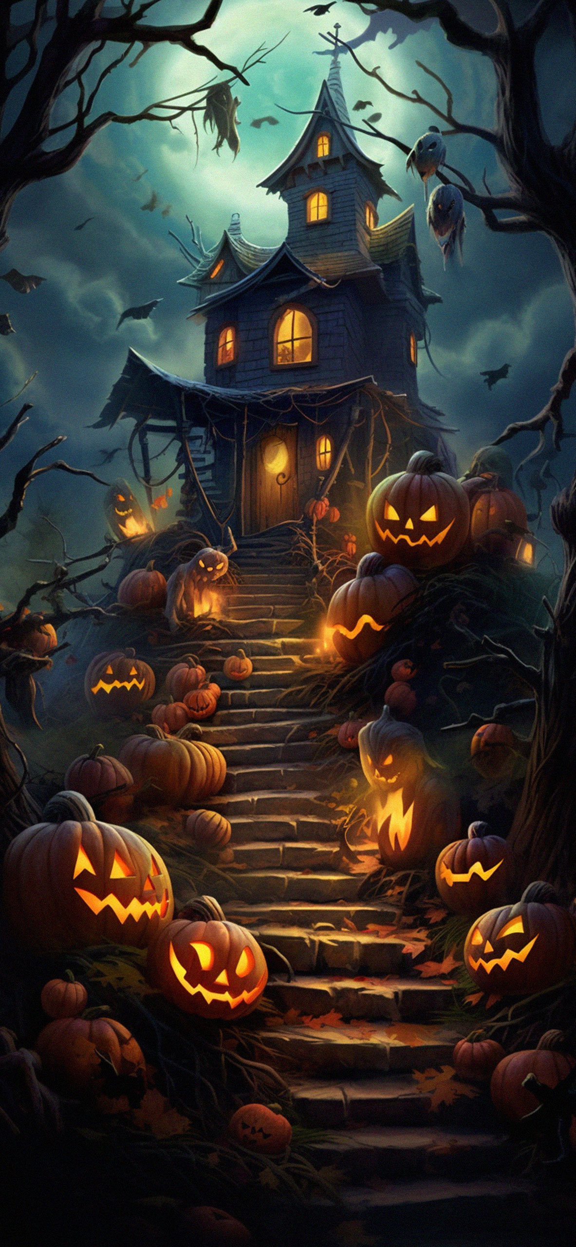 very scary halloween wallpaper