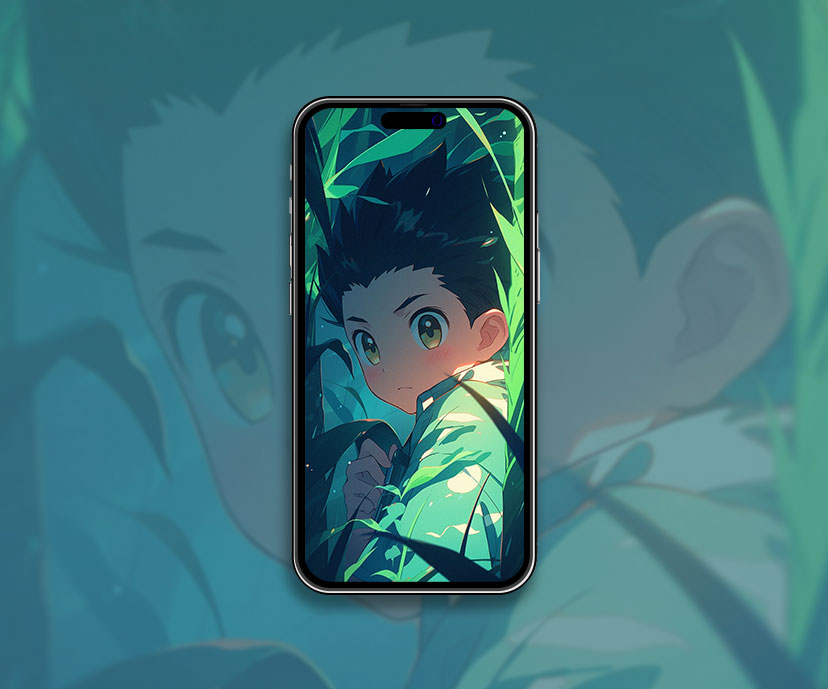 Hunter x Hunter Gon Green Wallpapers Gon Fond d’écran pour iPhone