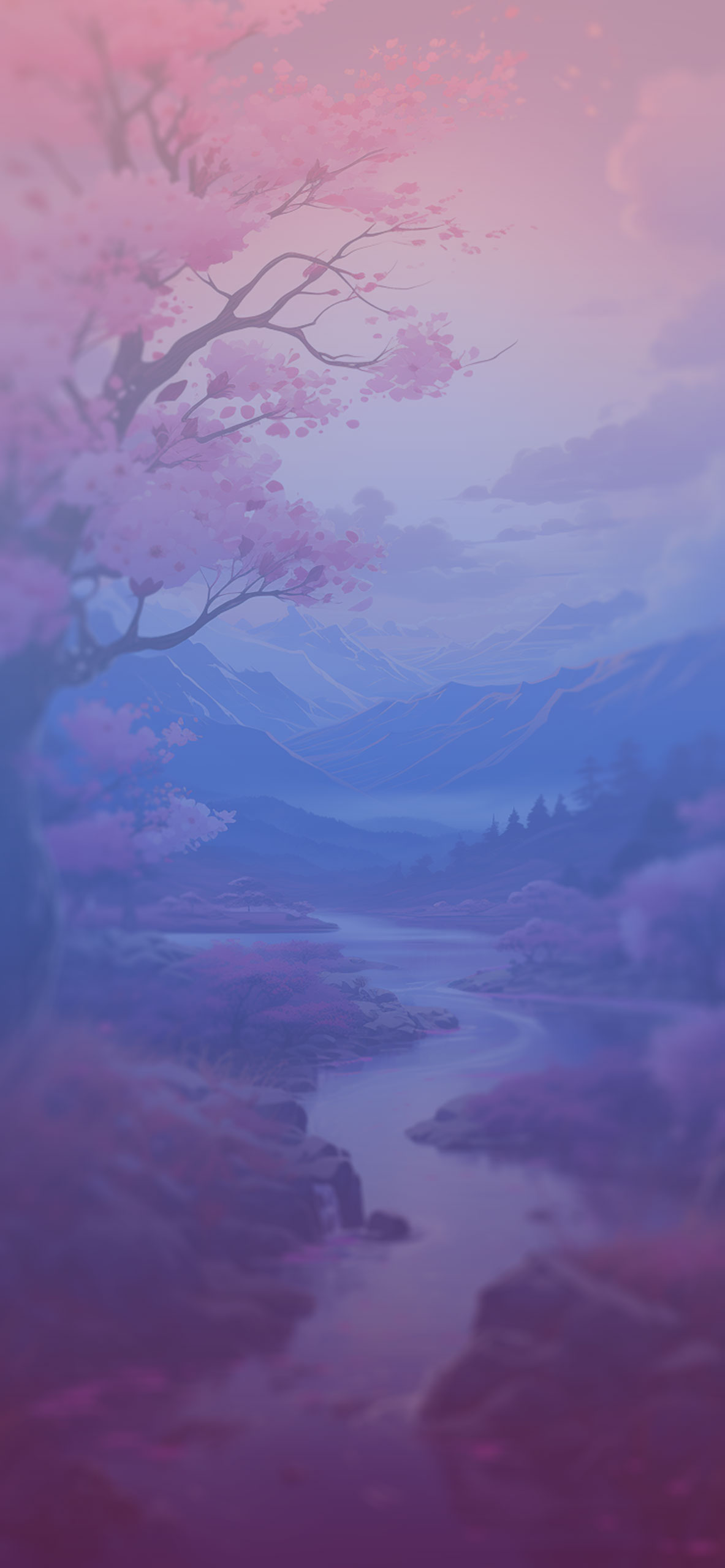 Landscape Mountains & River Anime Wallpaper Landscape Wallpape