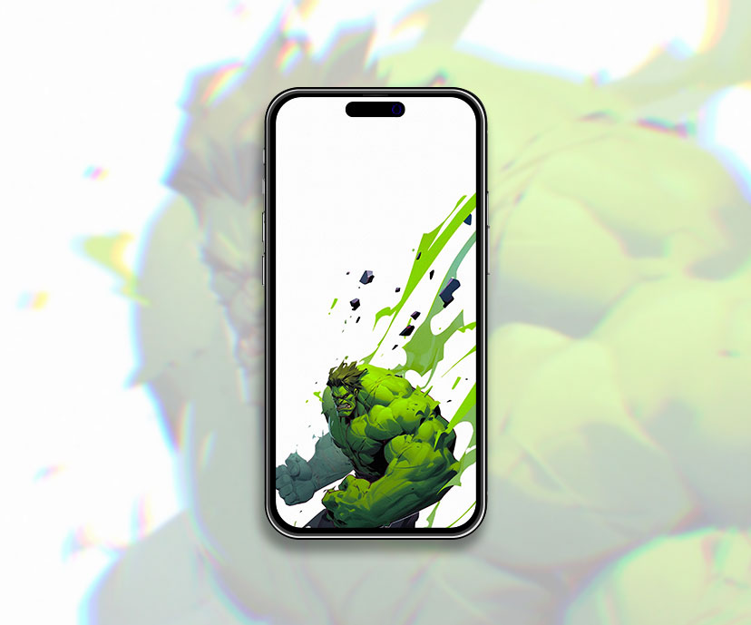 Marvel Hulk Fond d’écran blanc Marvel Hulk Fond d’écran pour iPhone