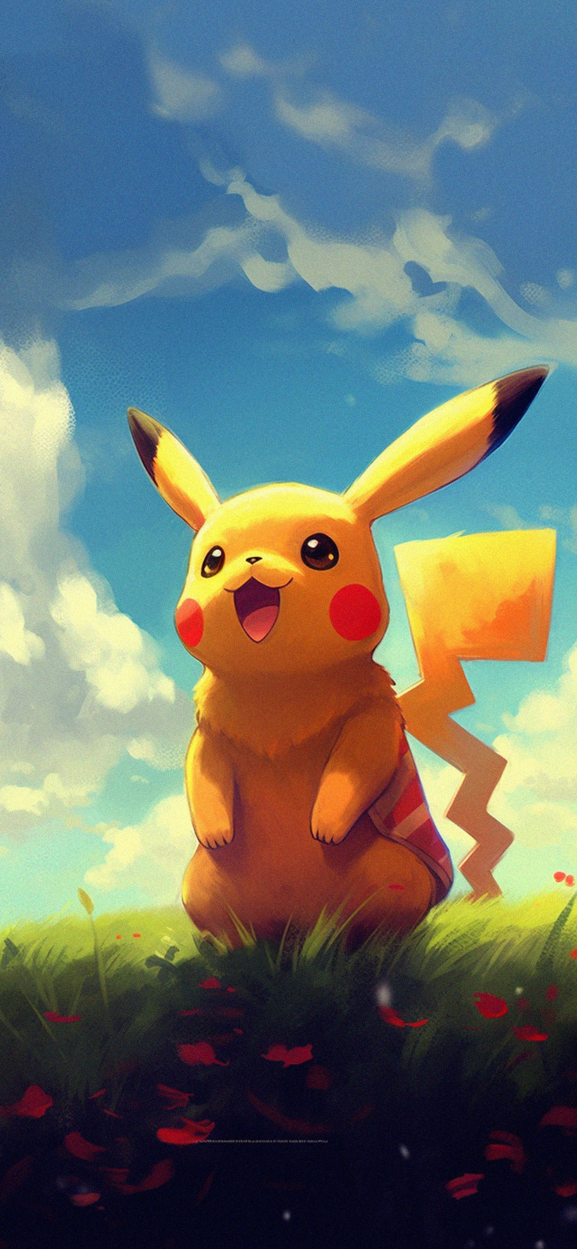 Pokemon Pikachu Art Wallpaper Pikachu Wallpaper for iPhone