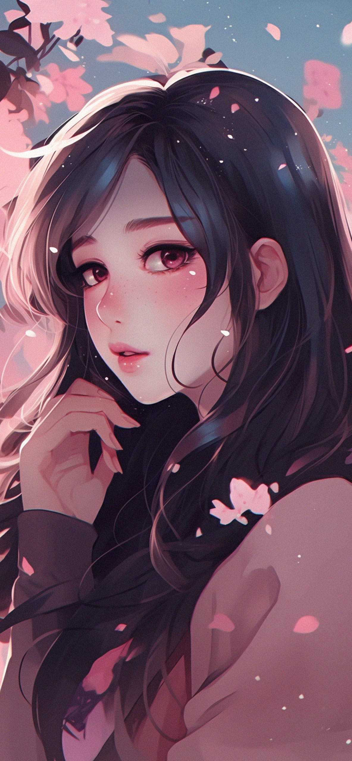 Anime Girl Cute Pink Wallpapers - Wallpaper Cave