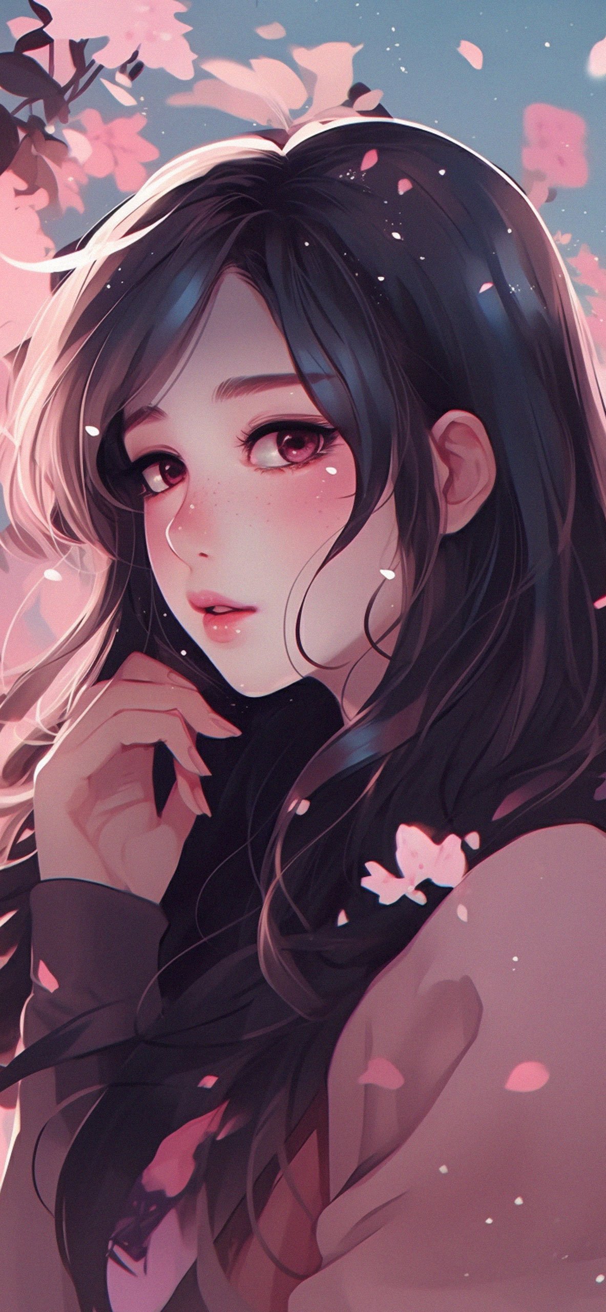 Anime girl aesthetic cute Wallpapers Download