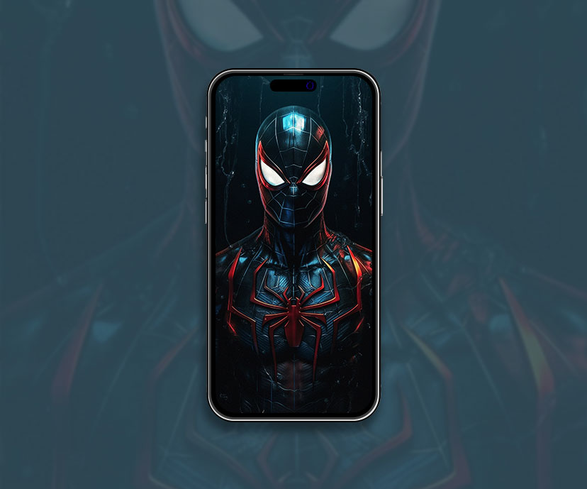 Spiderman fond d’écran sombre profond Marvel fond d’écran cool pour iPhone