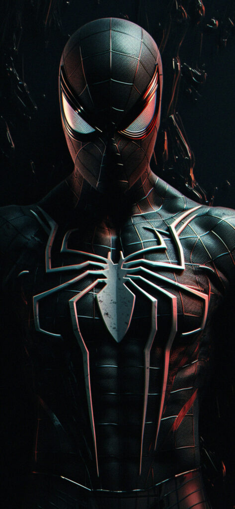 Spider-Man Symbiote Suit Black Wallpapers - Cool Marvel Wallpaper