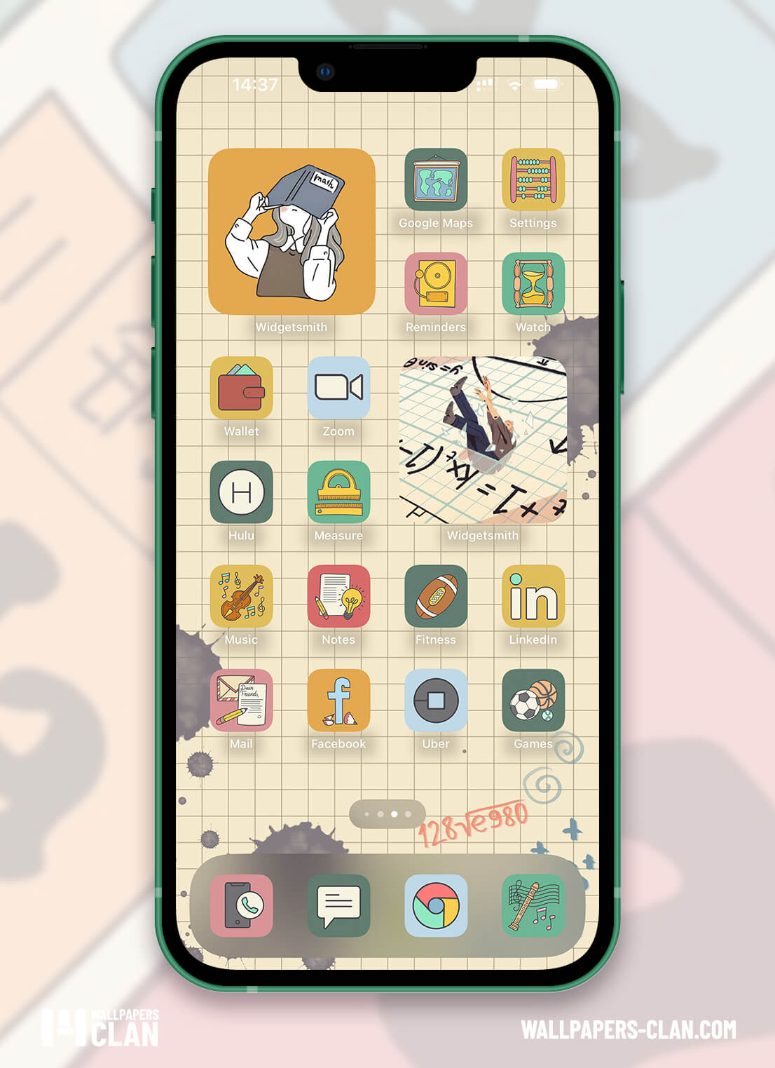 back to school app icons pack preview 3