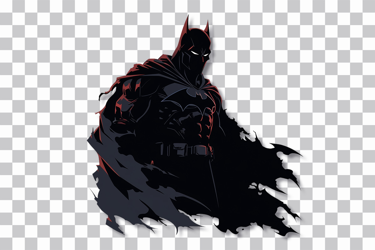 Get Your Batman Black Minimalist Sticker - Limited Time Offer!
