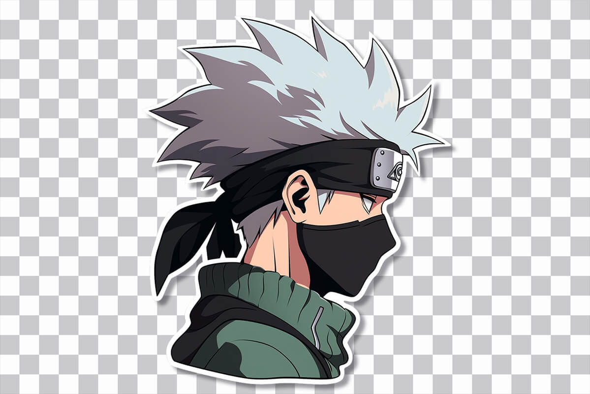 🍃 Naruto Kakashi Hatake | Free Anime PNG Sticker Download 🥷 - Wallpapers  Clan