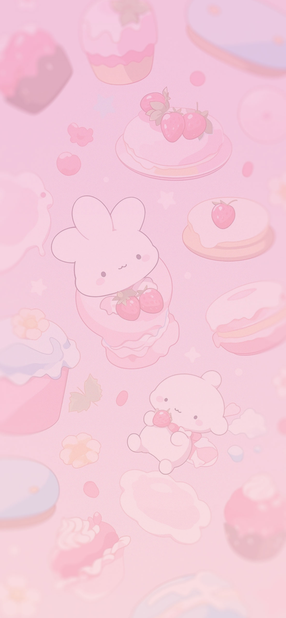 Sanrio cupcakes aesthetic wallpaper Sweet treats pink wallpape